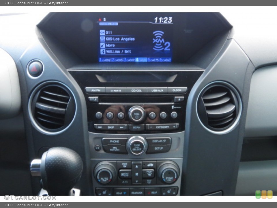 Gray Interior Controls for the 2012 Honda Pilot EX-L #77441016
