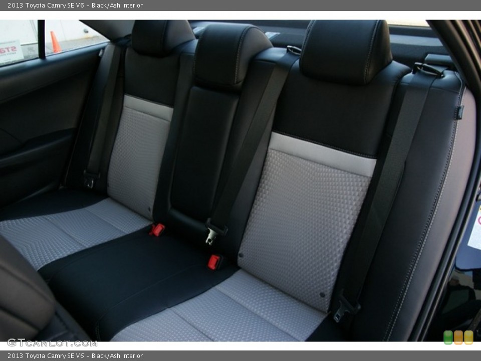 Black/Ash Interior Rear Seat for the 2013 Toyota Camry SE V6 #77441430