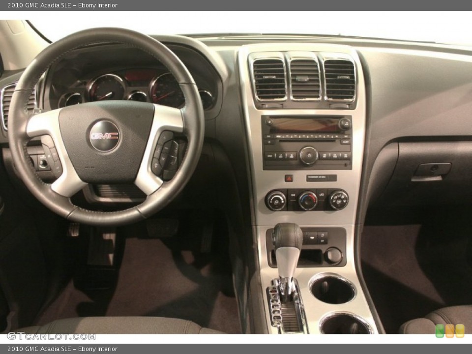 Ebony Interior Dashboard for the 2010 GMC Acadia SLE #77441787