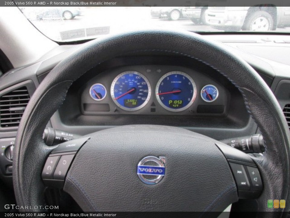 R Nordkap Black/Blue Metallic Interior Gauges for the 2005 Volvo S60 R AWD #77442942