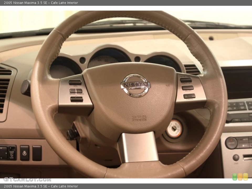 Cafe Latte Interior Steering Wheel for the 2005 Nissan Maxima 3.5 SE #77443755