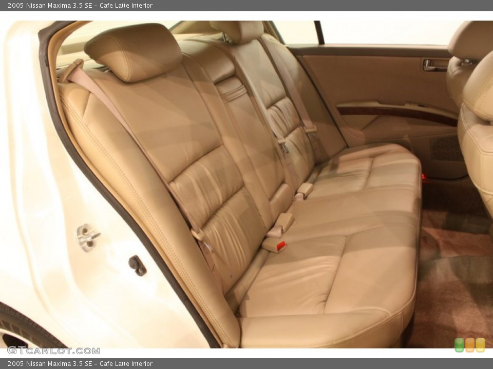 Cafe Latte Interior Rear Seat for the 2005 Nissan Maxima 3.5 SE #77443878