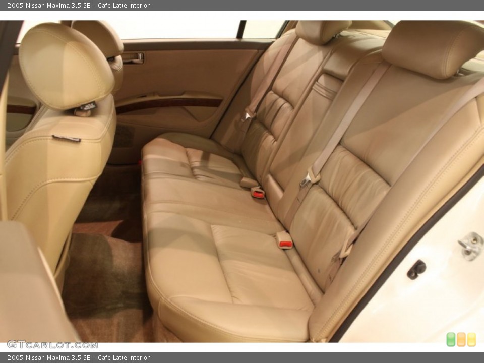 Cafe Latte Interior Rear Seat for the 2005 Nissan Maxima 3.5 SE #77443899