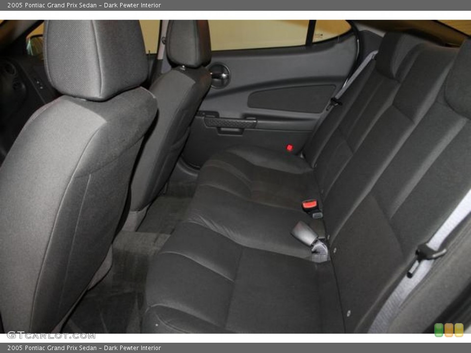 Dark Pewter Interior Rear Seat for the 2005 Pontiac Grand Prix Sedan #77443944