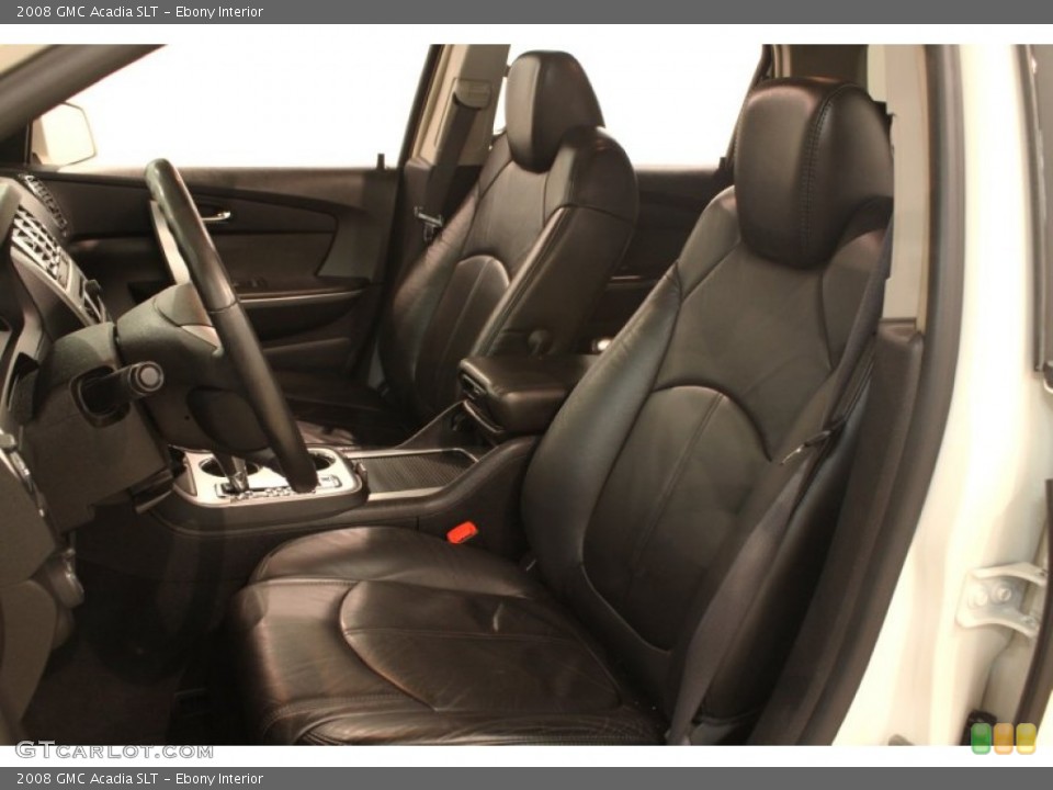 Ebony Interior Front Seat for the 2008 GMC Acadia SLT #77444131
