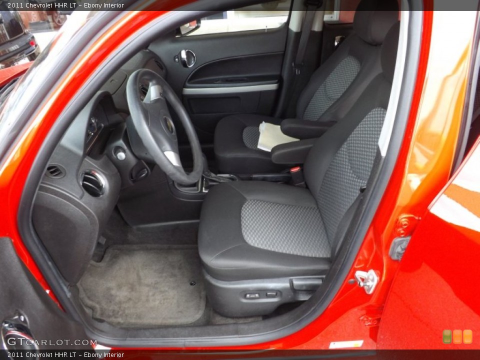 Ebony Interior Front Seat for the 2011 Chevrolet HHR LT #77444187