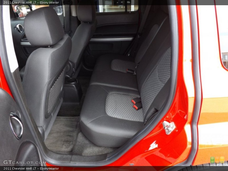 Ebony Interior Rear Seat for the 2011 Chevrolet HHR LT #77444237