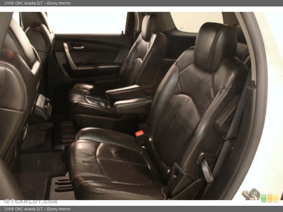 Ebony Interior Rear Seat for the 2008 GMC Acadia SLT #77444293