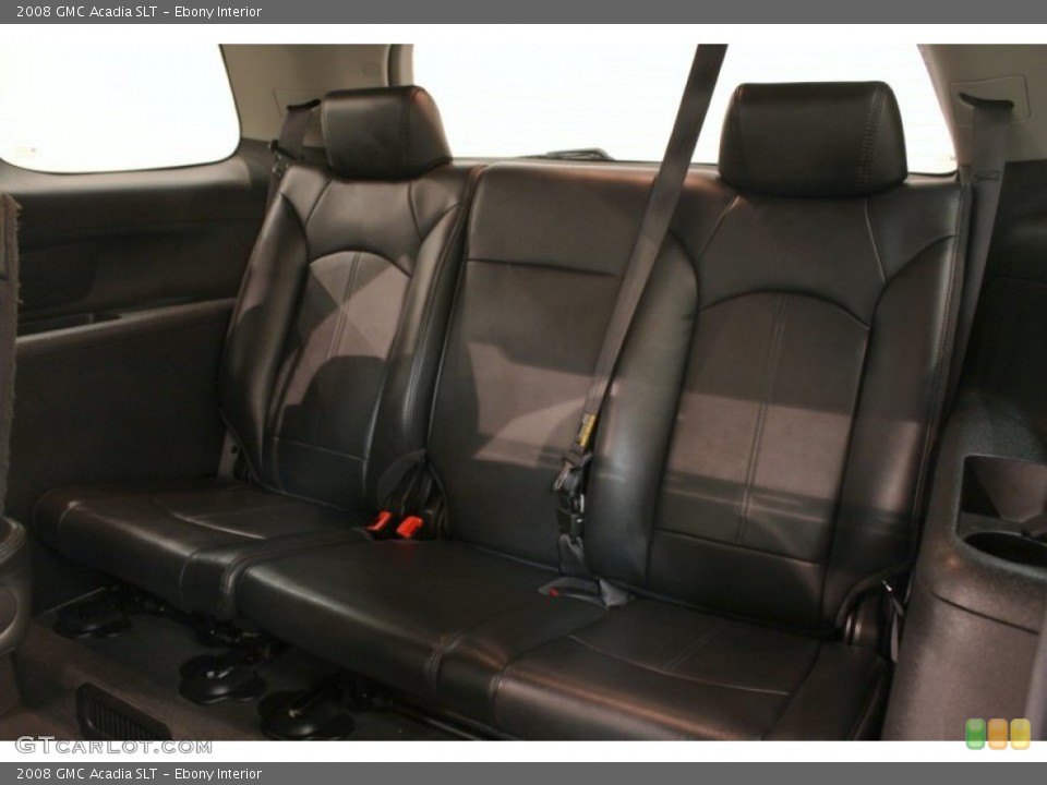Ebony Interior Rear Seat for the 2008 GMC Acadia SLT #77444305