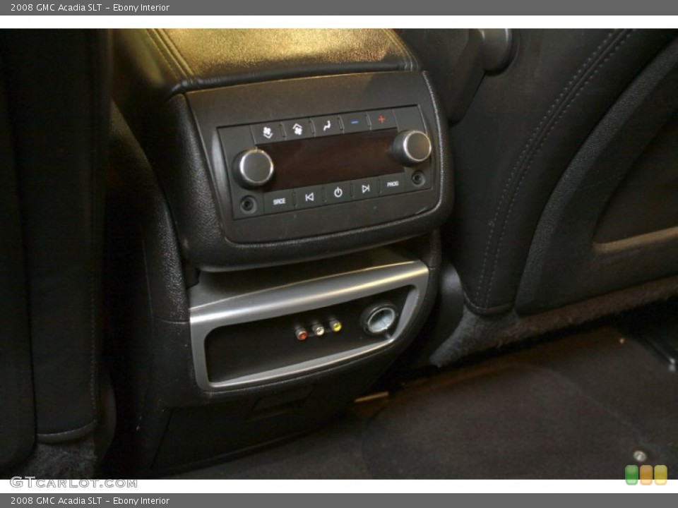 Ebony Interior Controls for the 2008 GMC Acadia SLT #77444355