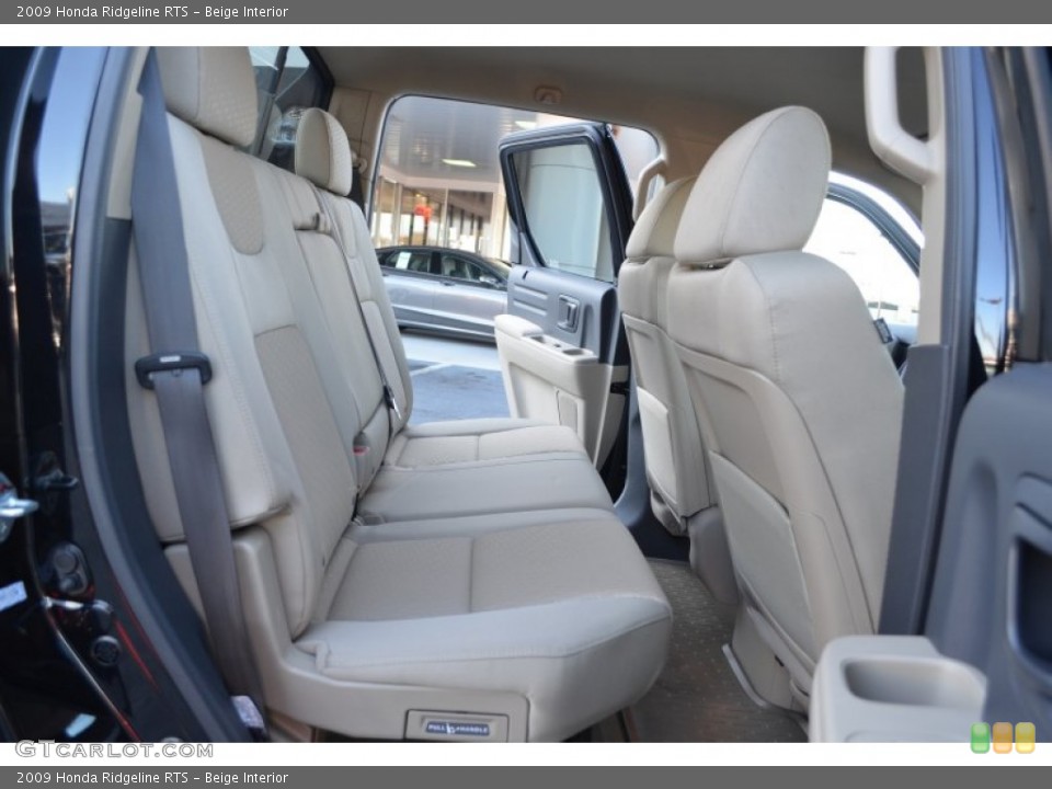 Beige Interior Rear Seat for the 2009 Honda Ridgeline RTS #77444740