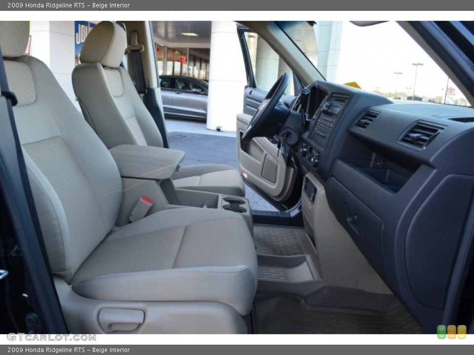 Beige Interior Front Seat for the 2009 Honda Ridgeline RTS #77444757