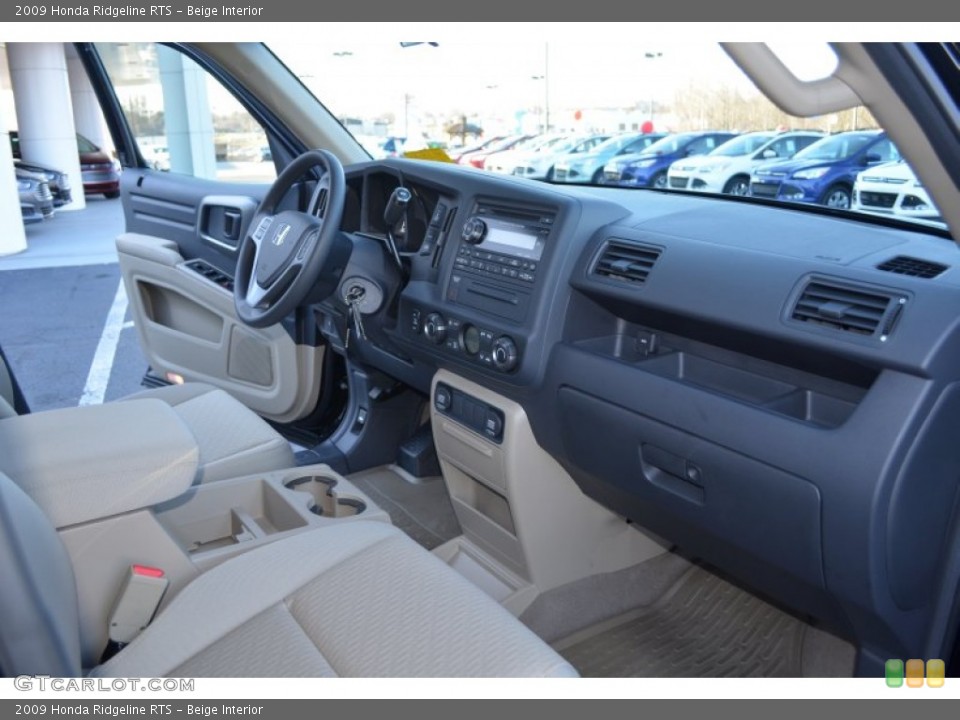 Beige Interior Dashboard for the 2009 Honda Ridgeline RTS #77444772