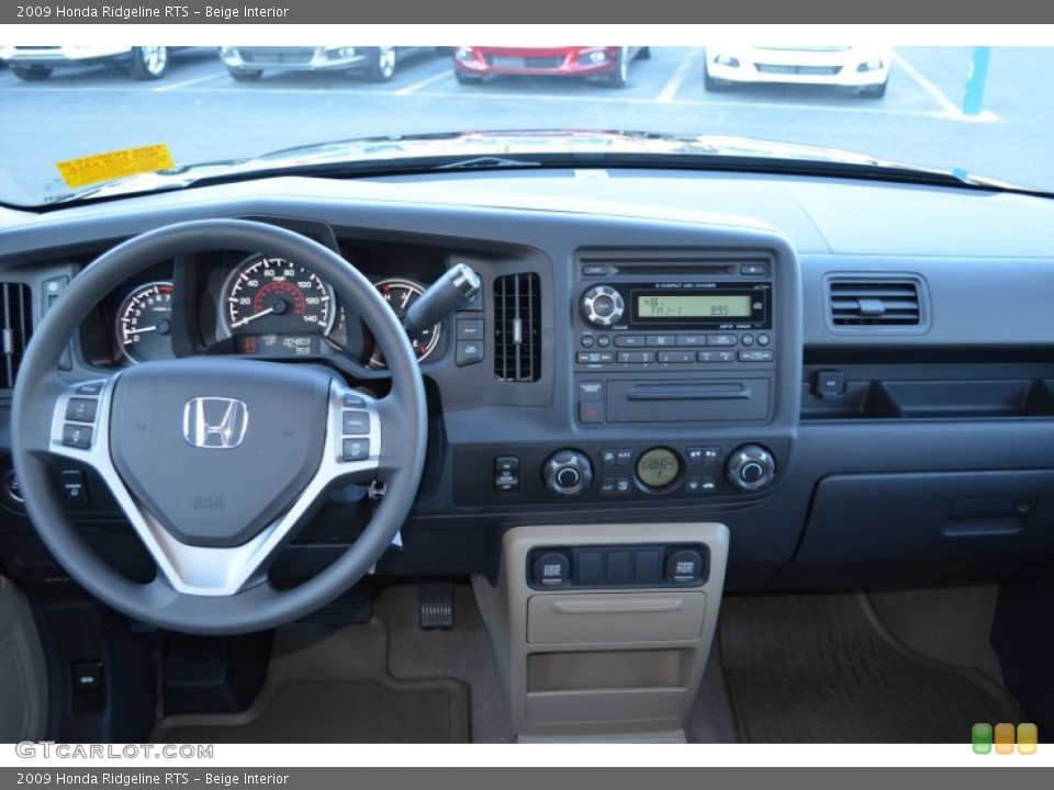 Beige Interior Dashboard for the 2009 Honda Ridgeline RTS #77444868
