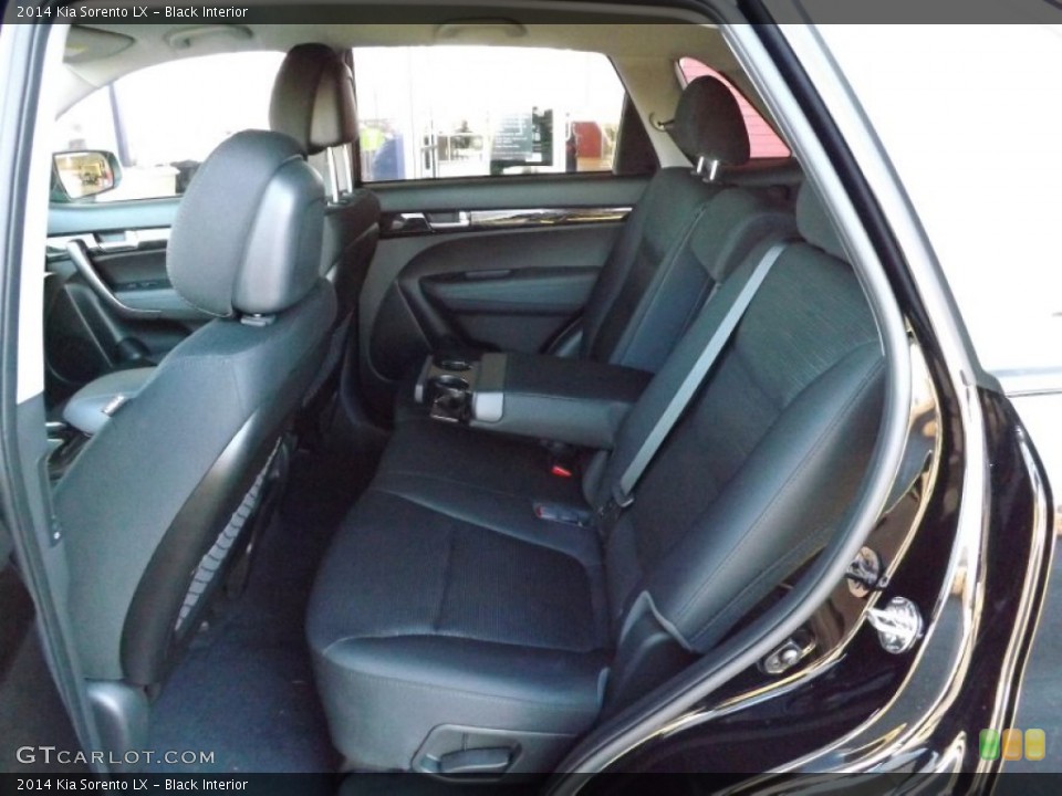 Black Interior Rear Seat for the 2014 Kia Sorento LX #77444900