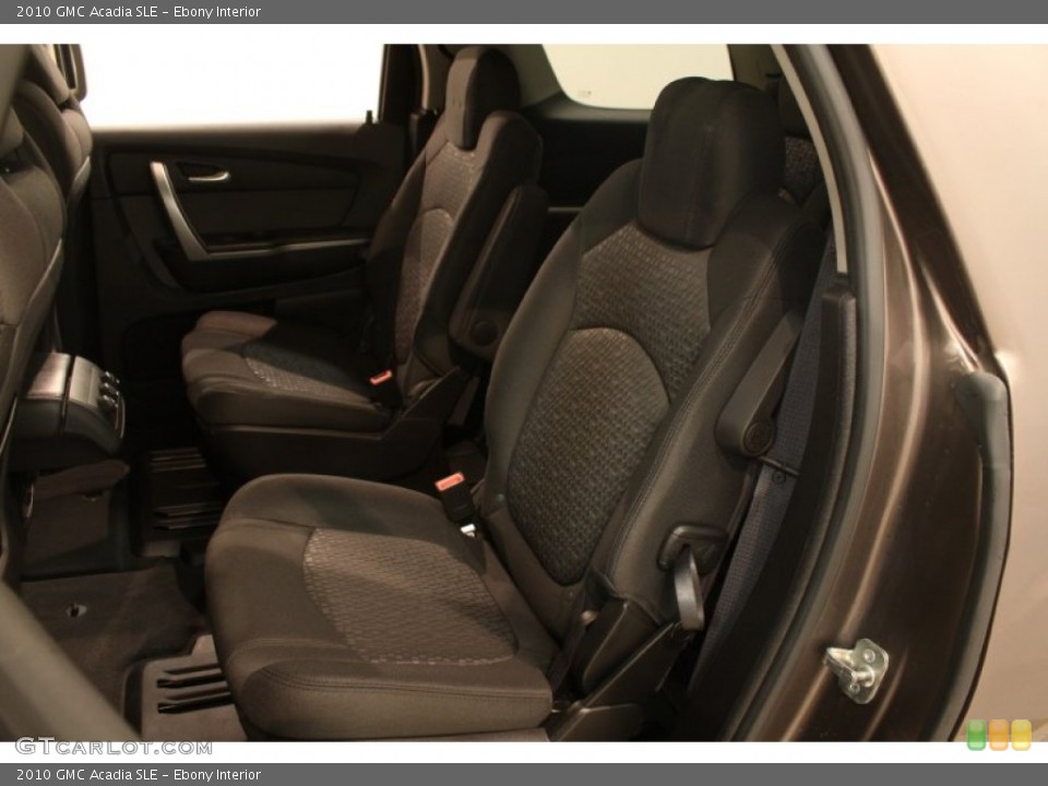 Ebony Interior Rear Seat for the 2010 GMC Acadia SLE #77444964