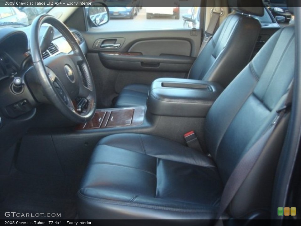 Ebony Interior Photo for the 2008 Chevrolet Tahoe LTZ 4x4 #77445117