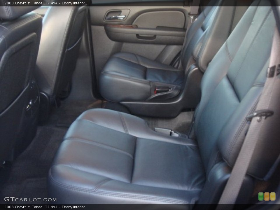 Ebony Interior Rear Seat for the 2008 Chevrolet Tahoe LTZ 4x4 #77445130