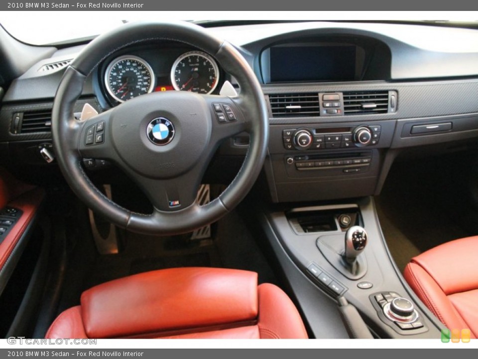 Fox Red Novillo Interior Dashboard for the 2010 BMW M3 Sedan #77445317