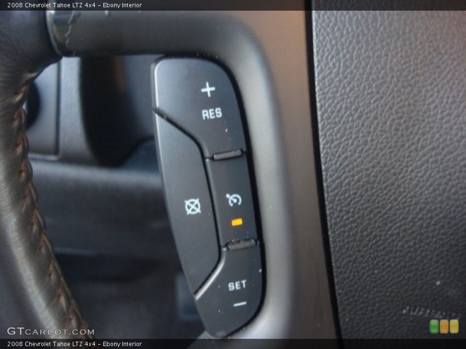 Ebony Interior Controls for the 2008 Chevrolet Tahoe LTZ 4x4 #77445323