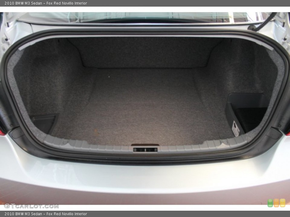 Fox Red Novillo Interior Trunk for the 2010 BMW M3 Sedan #77445378