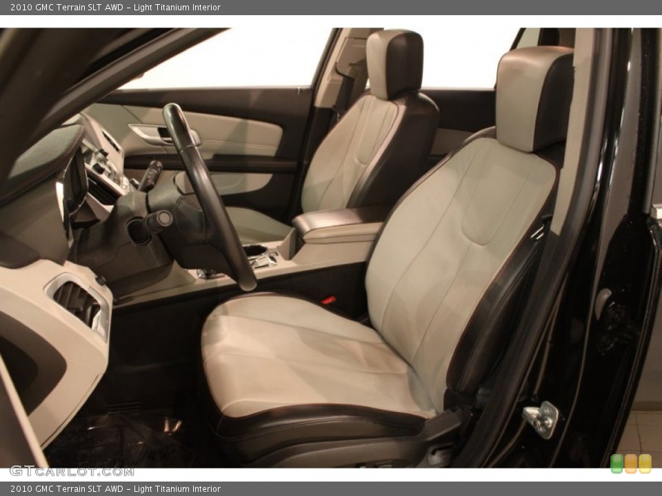 Light Titanium Interior Front Seat for the 2010 GMC Terrain SLT AWD #77445506