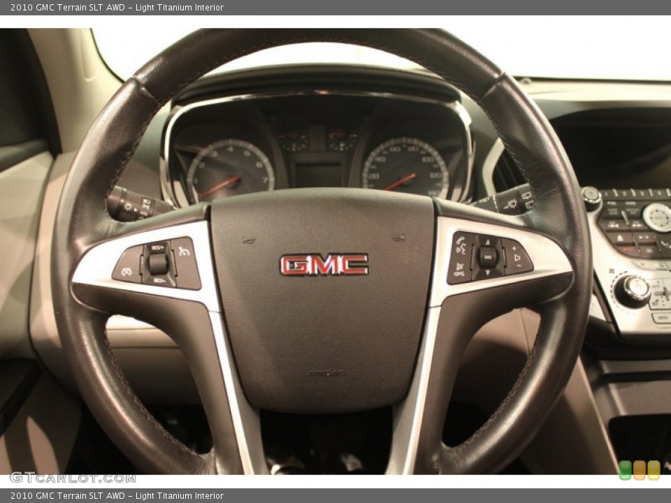 Light Titanium Interior Steering Wheel for the 2010 GMC Terrain SLT AWD #77445522
