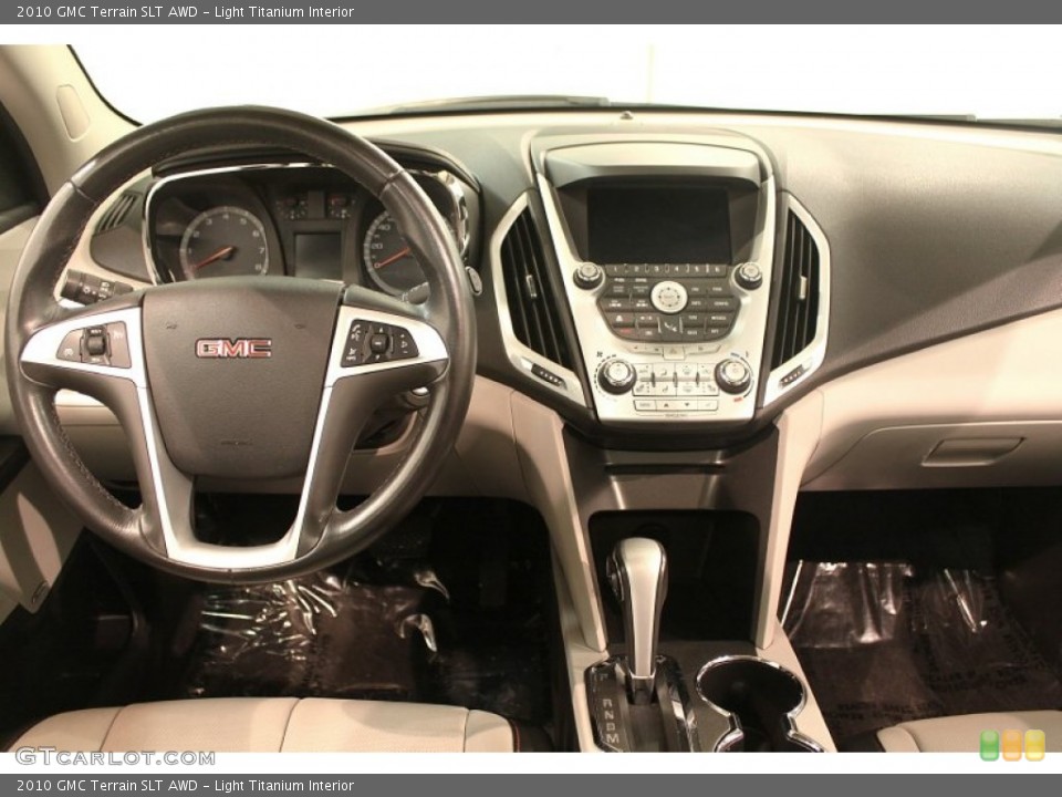 Light Titanium Interior Dashboard for the 2010 GMC Terrain SLT AWD #77445774