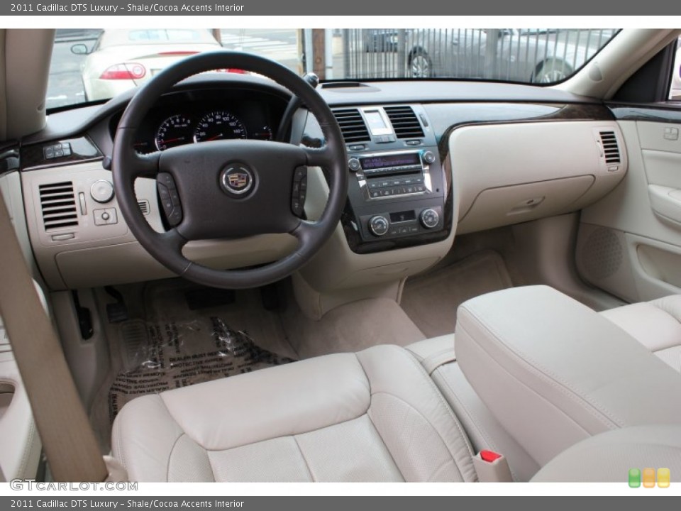 Shale/Cocoa Accents Interior Prime Interior for the 2011 Cadillac DTS Luxury #77446635