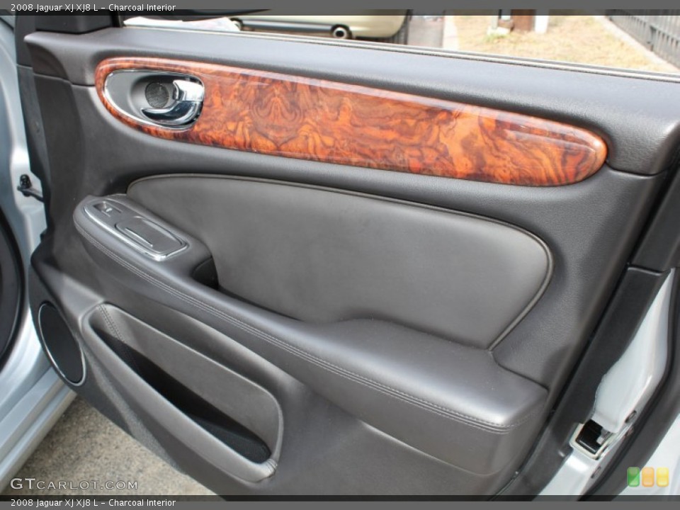 Charcoal Interior Door Panel for the 2008 Jaguar XJ XJ8 L #77446830