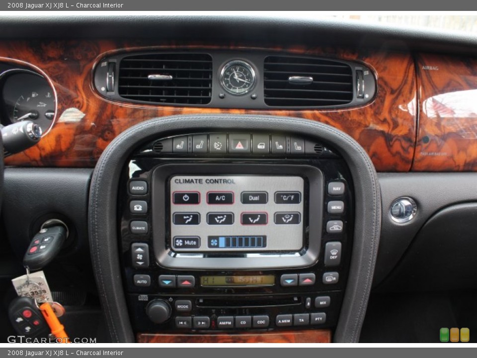 Charcoal Interior Controls for the 2008 Jaguar XJ XJ8 L #77447001
