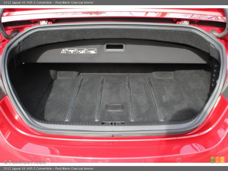 Red/Warm Charcoal Interior Trunk for the 2012 Jaguar XK XKR-S Convertible #77447340