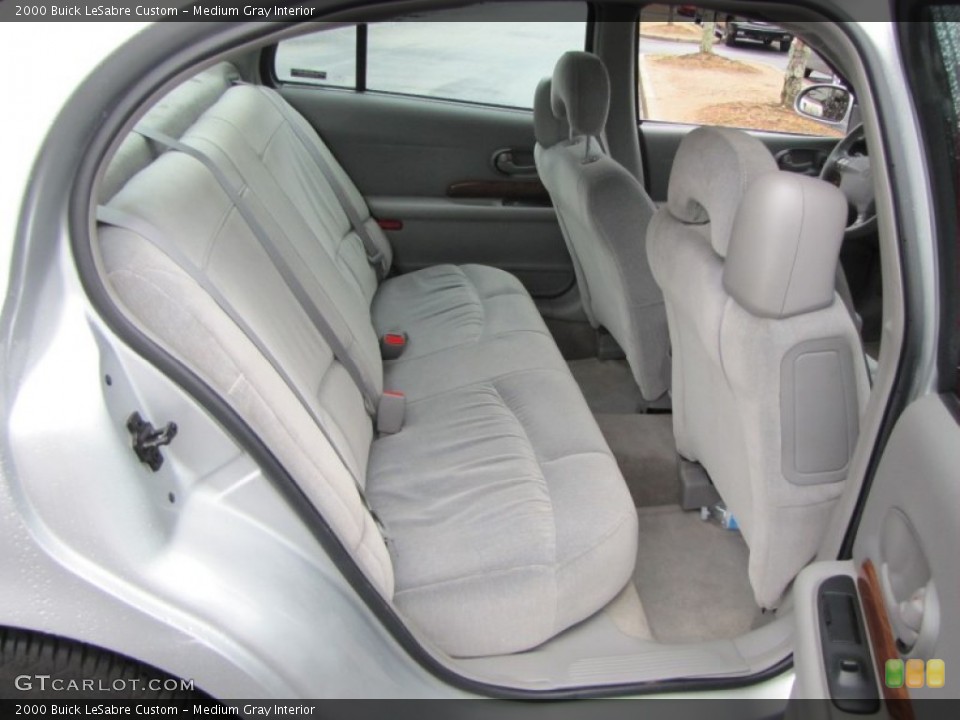 Medium Gray Interior Rear Seat for the 2000 Buick LeSabre Custom #77447877