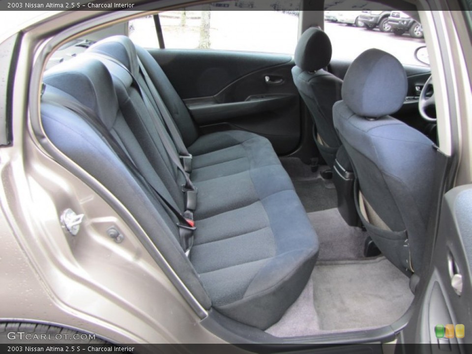 Charcoal Interior Rear Seat for the 2003 Nissan Altima 2.5 S #77448353