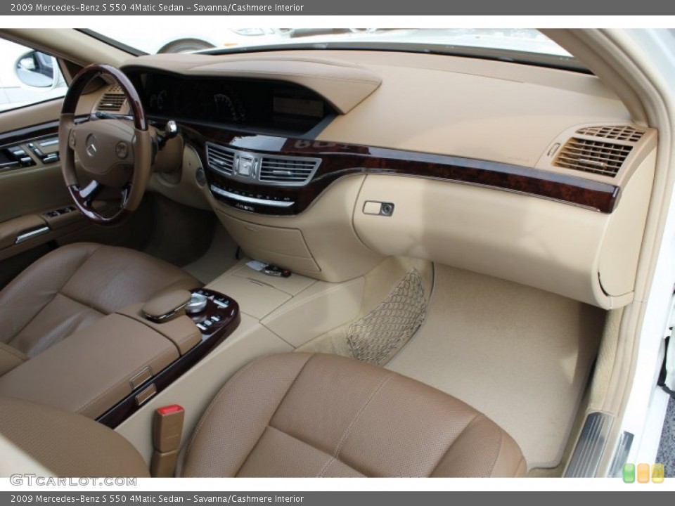 Savanna/Cashmere Interior Photo for the 2009 Mercedes-Benz S 550 4Matic Sedan #77448936