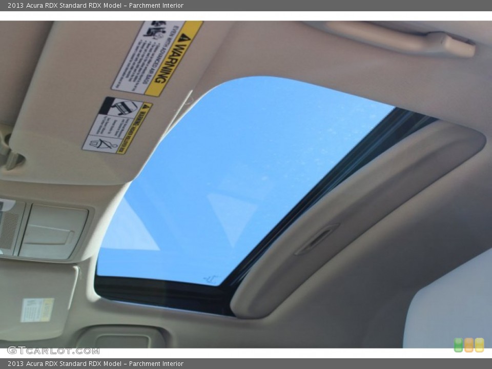 Parchment Interior Sunroof for the 2013 Acura RDX  #77449312