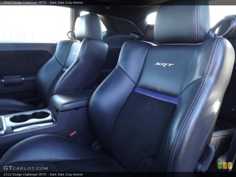 Dark Slate Gray Interior Front Seat for the 2010 Dodge Challenger SRT8 #77449869