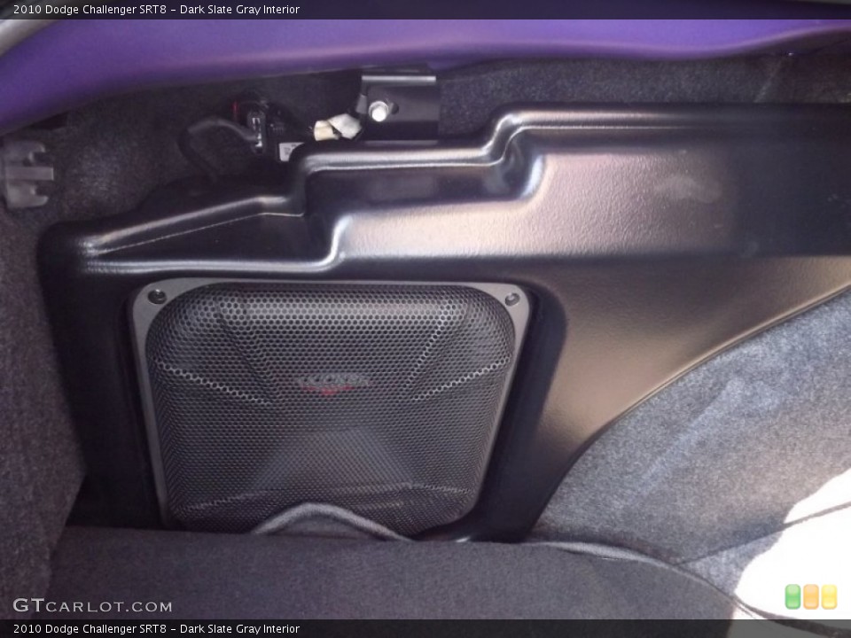 Dark Slate Gray Interior Audio System for the 2010 Dodge Challenger SRT8 #77449923