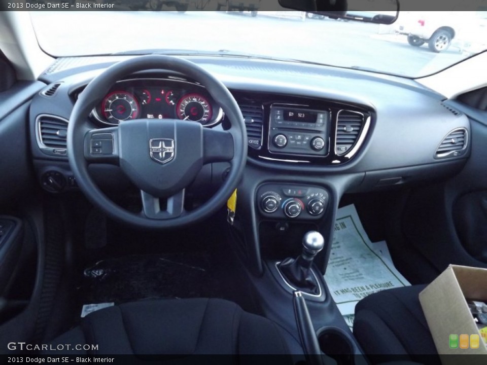 Black Interior Dashboard for the 2013 Dodge Dart SE #77450925