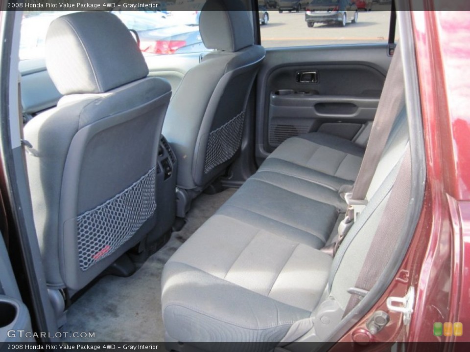 Gray Interior Rear Seat for the 2008 Honda Pilot Value Package 4WD #77451624