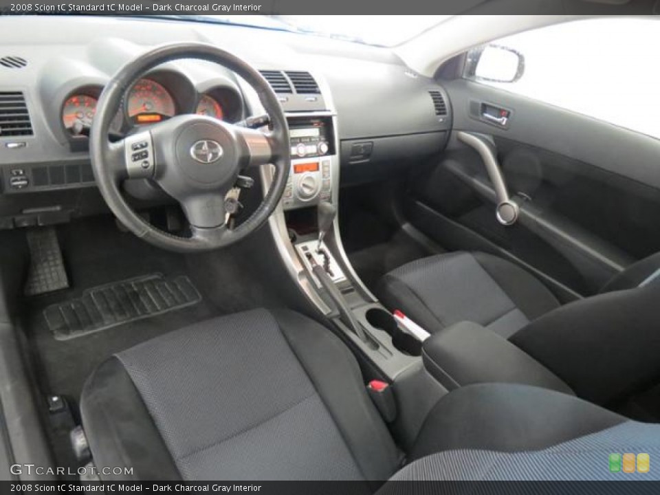 Dark Charcoal Gray 2008 Scion tC Interiors
