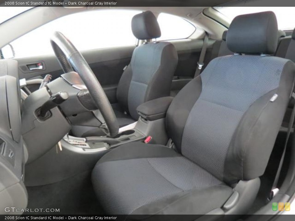 Dark Charcoal Gray Interior Front Seat for the 2008 Scion tC  #77451690