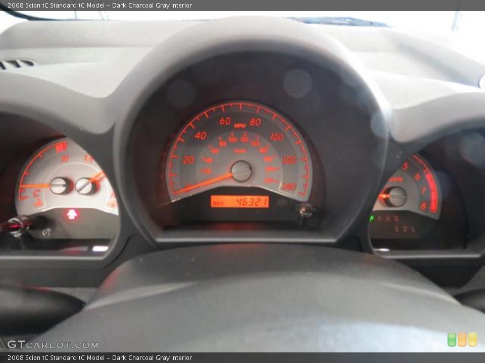 Dark Charcoal Gray Interior Gauges for the 2008 Scion tC  #77451723
