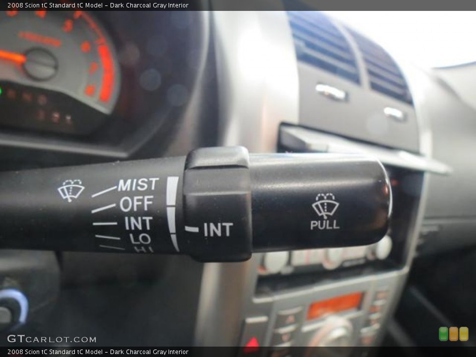 Dark Charcoal Gray Interior Controls for the 2008 Scion tC  #77451762