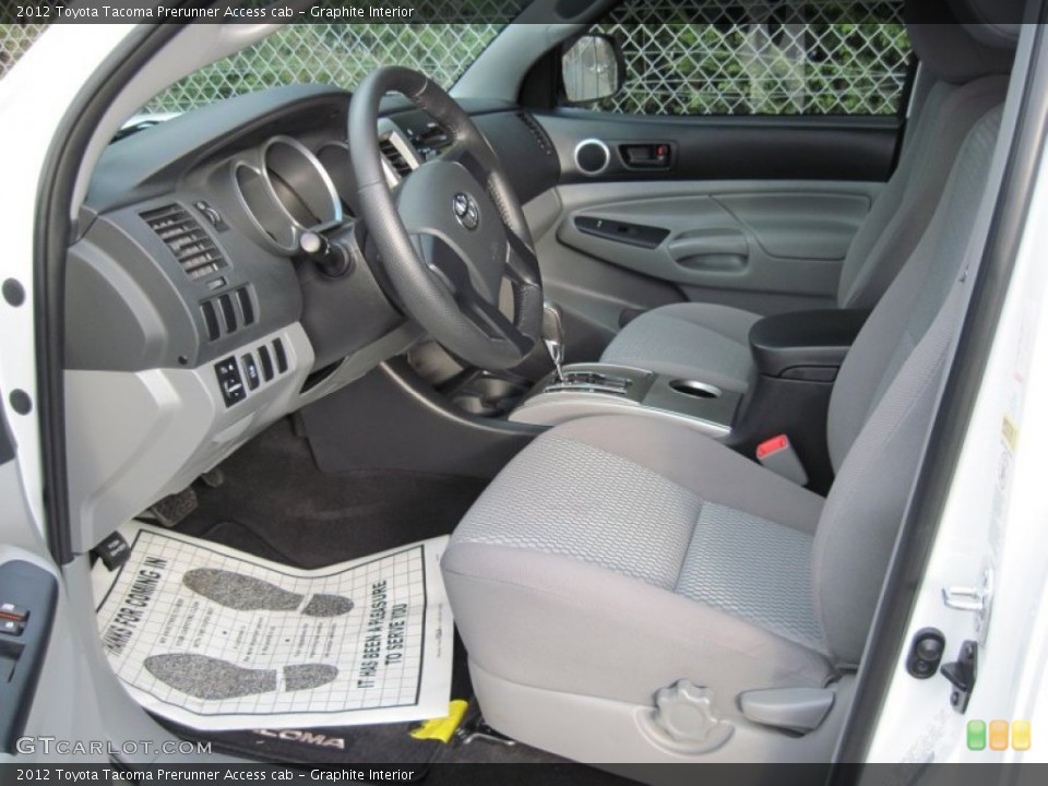 Graphite Interior Photo for the 2012 Toyota Tacoma Prerunner Access cab #77452188