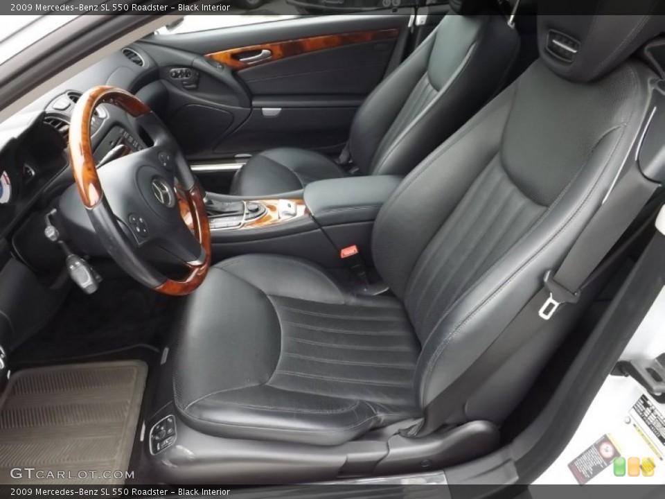 Black Interior Photo for the 2009 Mercedes-Benz SL 550 Roadster #77453076