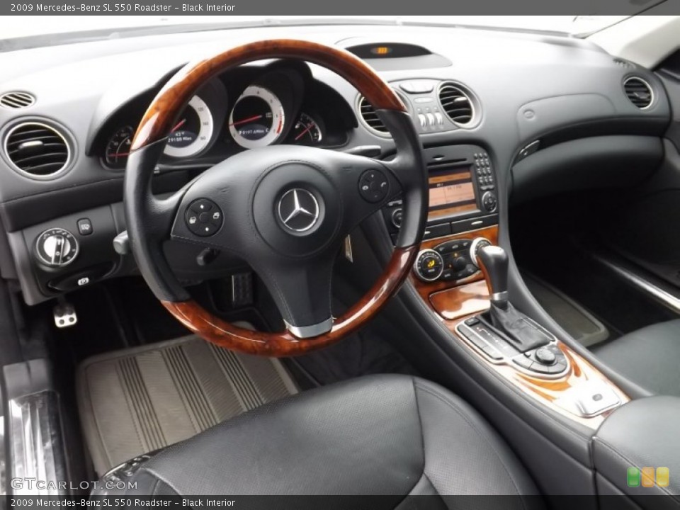 Black 2009 Mercedes-Benz SL Interiors