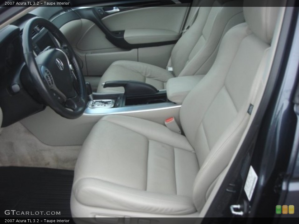 Taupe Interior Front Seat for the 2007 Acura TL 3.2 #77454441