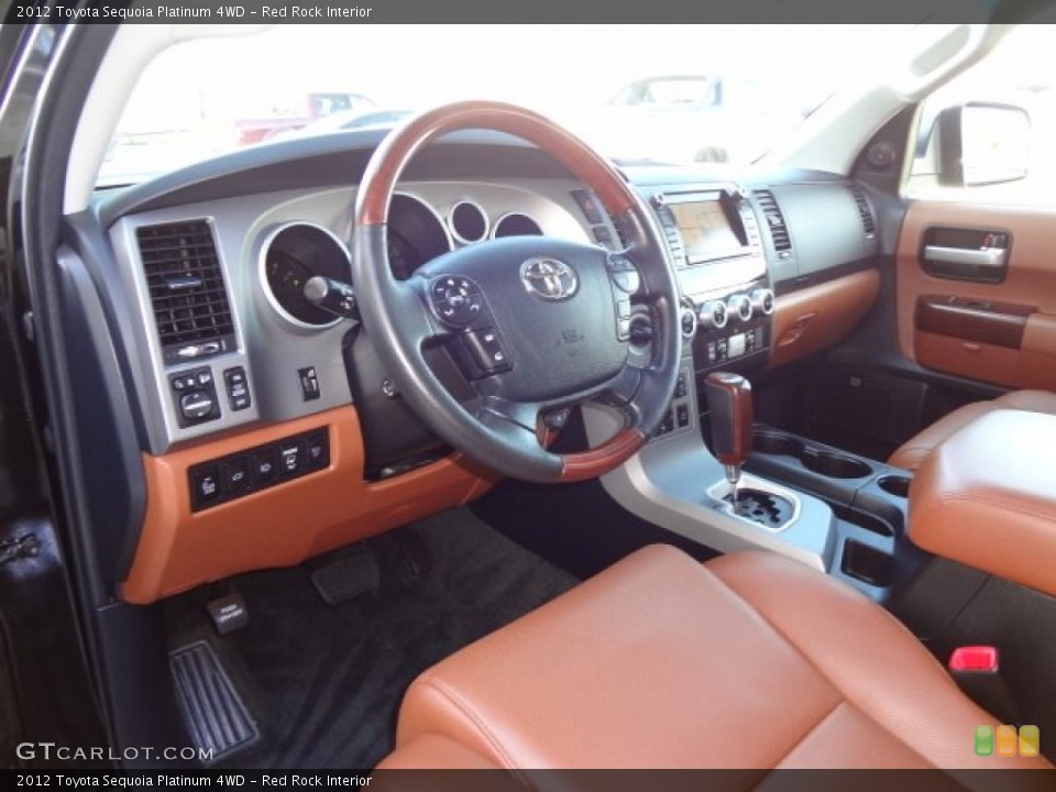 Red Rock 2012 Toyota Sequoia Interiors