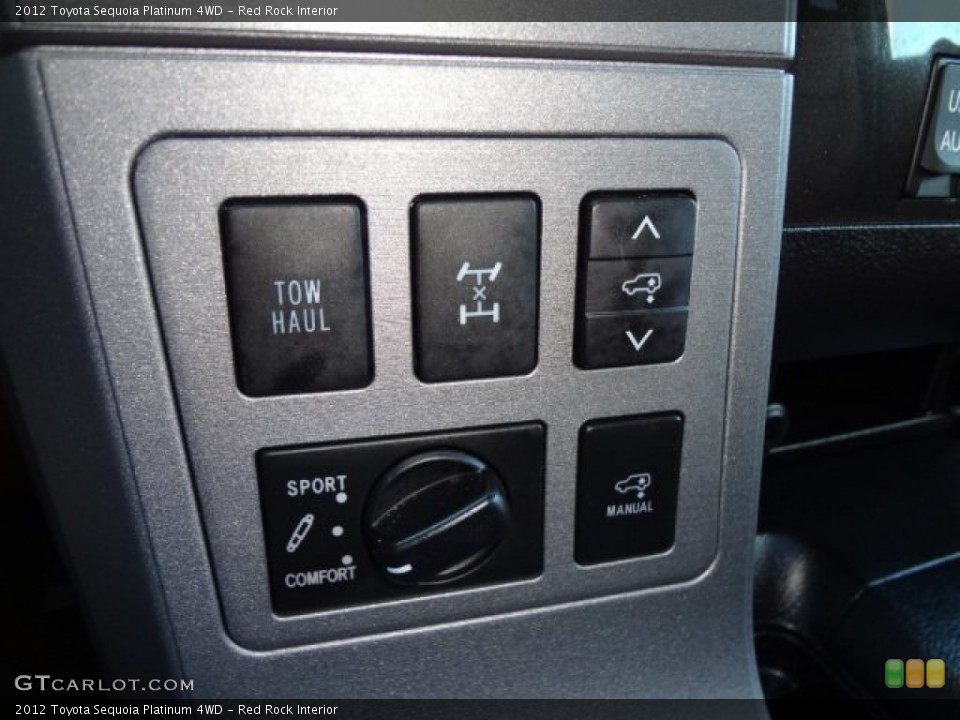 Red Rock Interior Controls for the 2012 Toyota Sequoia Platinum 4WD #77455079